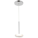 Stephord Pendant Light Chrome Clear Glass By Kuzco