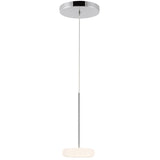 Stephord Pendant Light Chrome Frosted Glass By Kuzco 1