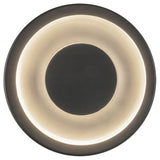 Stephord Wall Sconce Black Frosted Glass By Kuzco