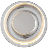 Stephord Wall Sconce Chrome Clear Glass By Kuzco Detailed View