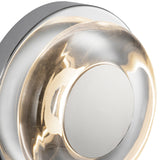 Stephord Wall Sconce Chrome Clear Glass By Kuzco Detailed View 1