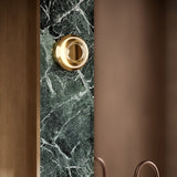 Stephord Wall Sconce Metallic Brass Clear Glass By Kuzco Lifestyle View