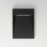 Steppes LED Outdoor Wall Sconce Medium Black By ET2 Front View