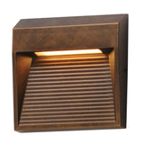 Steppes LED Outdoor Wall Sconce Small Antique Bronze By ET2 With Light