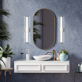 Stepridge LED Vanity Light 24 Inch Nickel By Eurofase Lifestyle View