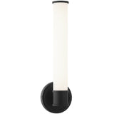 Steveston 1 Light Vanity Matte Black By Matteo - Side View