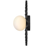 Stevie Wall/Ceiling Light Medium Black Lark Living - Side View