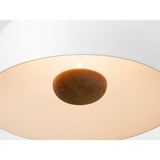 Stillo Pendant Light by Cerno in Claire - white oak hub detail