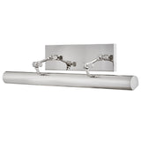Stokes Adjustable Picture Light Polished Nickle Large By Hinkley Side View 1