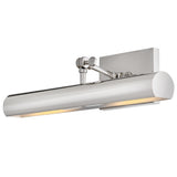 Stokes Adjustable Picture Light Polished Nickle Medium By Hinkley Main View 1