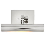 Stokes Adjustable Picture Light Polished Nickle Small By Hinkley Front View 1