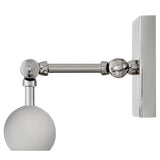 Stokes Adjustable Picture Light Polished Nickle Small By Hinkley Side View 1