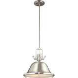 Stone Street Pendant — 17.25 Inch, Brushed Nickel