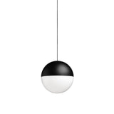 String Light Sphere Pendant Light Black by Flos