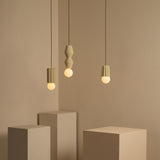 Stucco No 3 Pendant Clay By Schneid Studio Lifestyle View