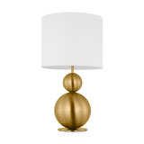 Suki Table Lamp Burnished Brass By Visual Comfort Studio Front View