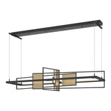 Summer LED Linear Suspension - Black Soft Gold
