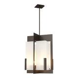 Summit Lantern Pendant in Bronze, Frosted Glass by Hubbardton Forge