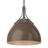 Summit Pendant in Dark Smoke, Bronze by Hubbardton Forge