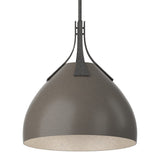 Summit Pendant in Natural Iron, Dark Smoke by Hubbardton Forge