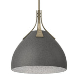 Summit Pendant in Soft Gold, Natural Iron by Hubbardton Forge
