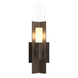 Summit Wall Sconce in Bronze, Clear Glass by Hubbardton Forge