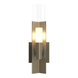 Summit Wall Sconce in Soft Gold, Clear Glass by Hubbardton Forge