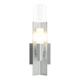 Summit Wall Sconce in Vintage Platinum, Clear Glass by Hubbardton Forge