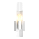 Summit Wall Sconce in White, Clear Glass by Hubbardton Forge