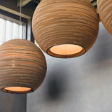 Sun Scraplights Pendant, Finish: Natural