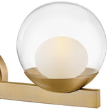 Sunni Vanity Light 3 Ligths Lacquered Brass By Hinkley - Detailed View