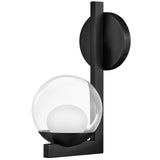 Sunni Wall Sconce Black By Hinkley - Side View