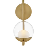 Sunni Wall Sconce Lacquered Brass By Hinkley - Front View