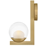 Sunni Wall Sconce Lacquered Brass By Hinkley - Side View1