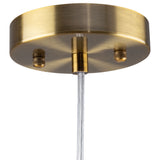 Sunnyvale LED Pendant Brushed Brass By Artcraft Canopy View