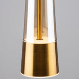 Sunnyvale LED Pendant Brushed Brass By Artcraft Detailed View1