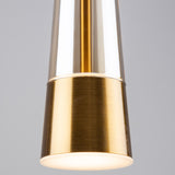 Sunnyvale LED Pendant Brushed Brass By Artcraft Detailed View2