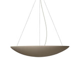 Sunset Ceramic Pendant Light by Geo Contemporary in Sand ceramic with a white cord