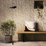Super O Suspended Floor Lamp 1 Light Black By Zafferano - Lifestyle View