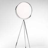 Superloon Floor Lamp Chrome By Flos - Front View