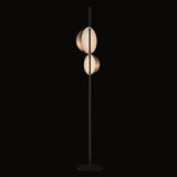 Superluna Floor Lamp, Finish: Anodic Brass