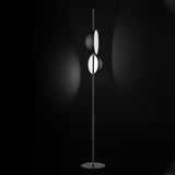 Superluna Floor Lamp, Finish: Black