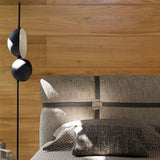 Superluna Floor Lamp, Finish: Black