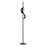 Superluna Floor Lamp, Finish: Black