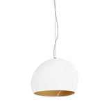 Surface Pendant Light by Vistosi, Finis: Satin Nickel, Color: White Burned Earth, ,| Casa Di Luce Lighting
