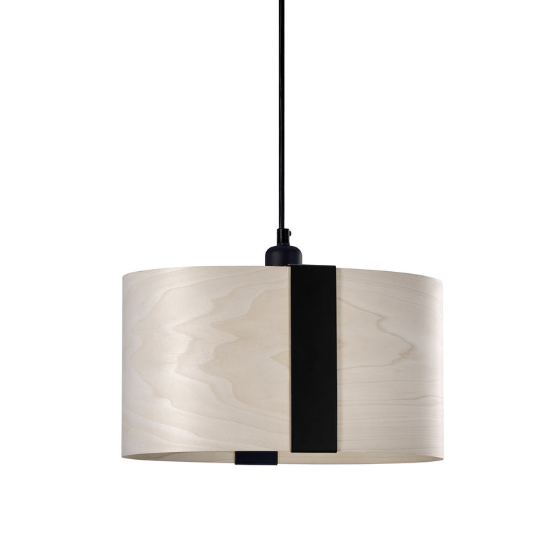 Sushi Suspension By LZF, Finish: Matte Black, Color: Ivory White
