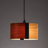 Sushi Suspension By LZF, Finish: Matte Black, Color: Natural Beech