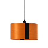 Sushi Suspension By LZF, Finish: Matte Black, Color: Orange