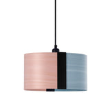 Sushi Suspension By LZF, Finish: Matte Black, Color: Pale Rose Sea Blue