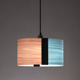 Sushi Suspension By LZF, Finish: Matte Black, Color: Pale Rose Sea Blue